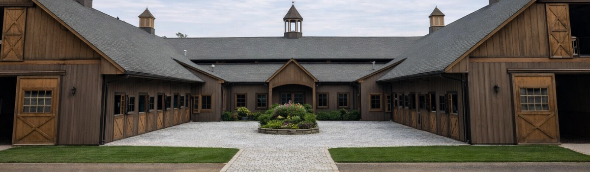 Epic Farm Main Barn Courtyard Entrance Middlefield Connecticut