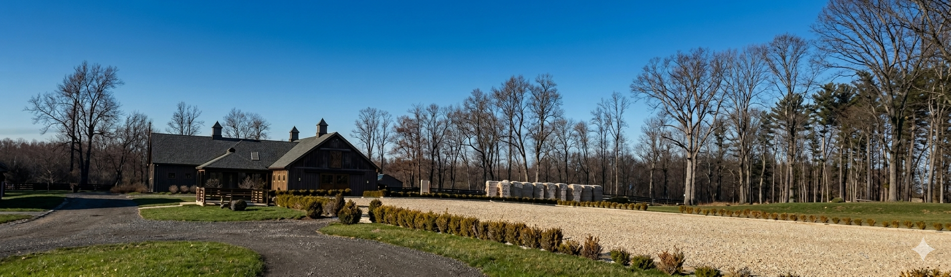Epic Farm Outdoor Arena and Upper Barn in Middlefield Connecticut