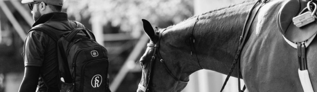 Pete with Shadow Ridge - Walking to the Ring